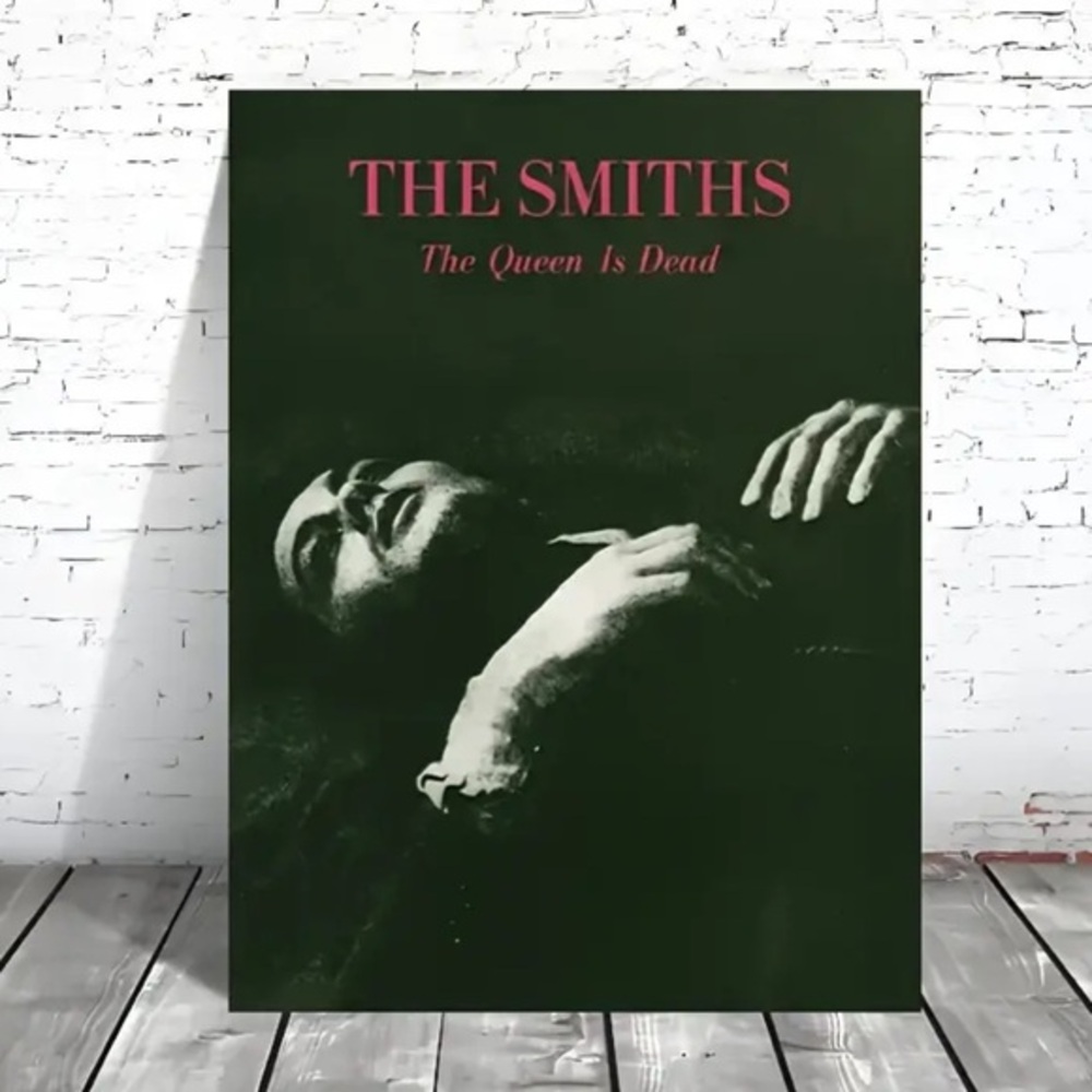 "The Queen Is Dead" by The Smiths - Classic Album Art Canvas Wall Art Print